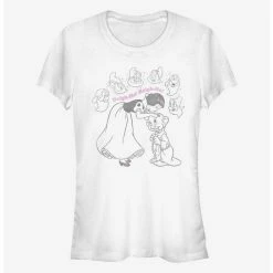 Budget 😉 Disney Snow White And The Seven Dwarfs Heigh-Ho 👧 Girls T-Shirt 🧨