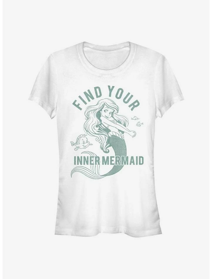 Promo ๐ฏ Disney The Little Mermaid Inner Mermaid ๐ง Girls T-Shirt ๐งจ