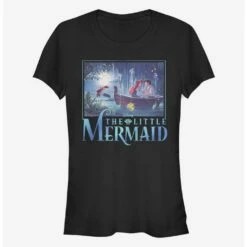 New ✨ Disney The Little Mermaid Title 👧 Girls T-Shirt 🎉