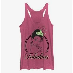 Best Pirce 😍 Disney The Princess And The Frog Fabulous Tiana 👧 Girls Tank 💯