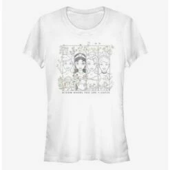 Flash Sale 👍 Disney Princesses Floral 👧 Girls T-Shirt 🌟