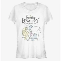 New 🛒 Disney Sleeping Beauty Wake Me For The Romance 👧 Girls T-Shirt 💯