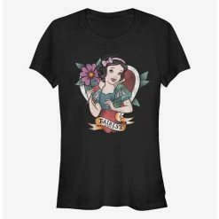 New 👍 Disney Snow White And The Seven Dwarfs Fairest 👧 Girls T-Shirt 😀