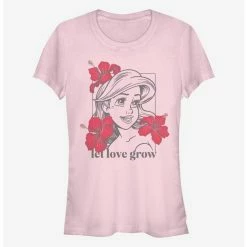 Buy 👏 Disney The Little Mermaid Ariel Floral 👧 Girls T-Shirt 👏