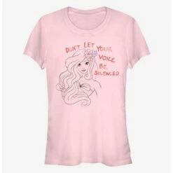 Best Sale 😉 Disney The Little Mermaid Don't Be Silenced 👧 Girls T-Shirt ✨