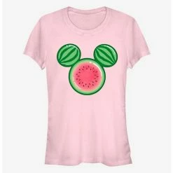 Best Pirce 😍 Disney Mickey Mouse Watermelon Ears 👧 Girls T-Shirt ⌛