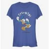 Budget 🛒 Disney Donald Duck Angry Donald Jump 👧 Girls T-Shirt 😍