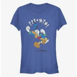 Budget 🛒 Disney Donald Duck Angry Donald Jump 👧 Girls T-Shirt 😍