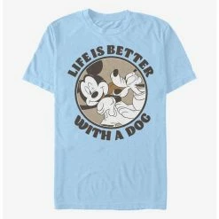 Best Sale ๐ Disney Mickey Mouse ๐ถ Dog Life T-Shirt ๐ฅ
