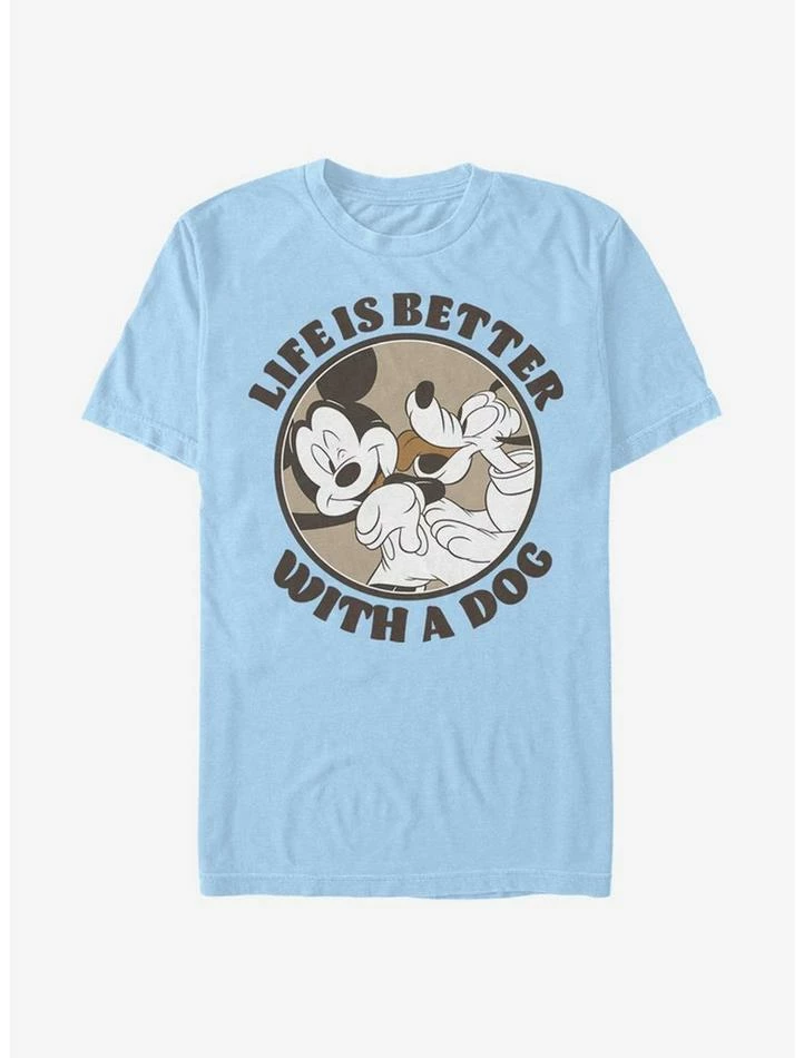 Best Sale ๐ Disney Mickey Mouse ๐ถ Dog Life T-Shirt ๐ฅ