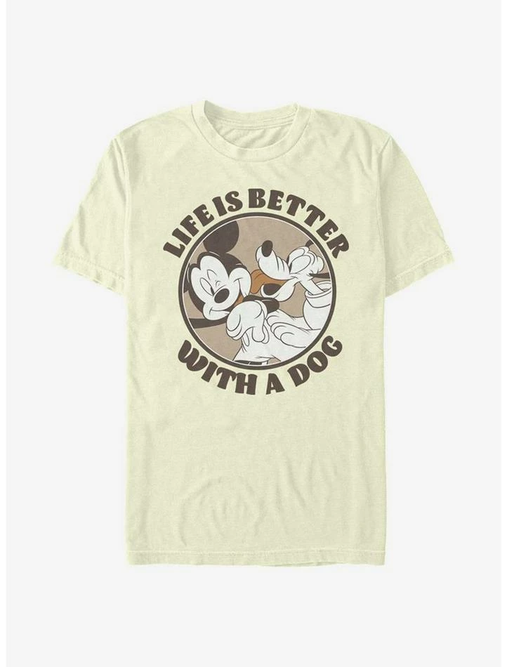 Best Sale ๐ Disney Mickey Mouse ๐ถ Dog Life T-Shirt ๐ฅ - Image 3