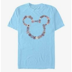 Hot Sale 🥰 Disney Mickey Mouse Mickey Flowers T-Shirt ⌛