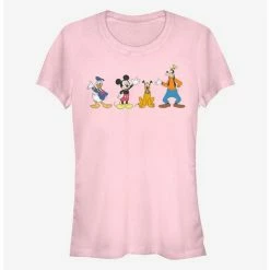 Coupon 🥰 Disney Mickey Mouse And Friends Waving 👧 Girls T-Shirt ✨