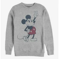 Best reviews of 🤩 Disney Mickey Mouse Plaid Mickey Crew Sweatshirt 🛒