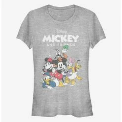 Discount ⌛ Disney Mickey Mouse Mickey Freinds Group 👧 Girls T-Shirt 🧨