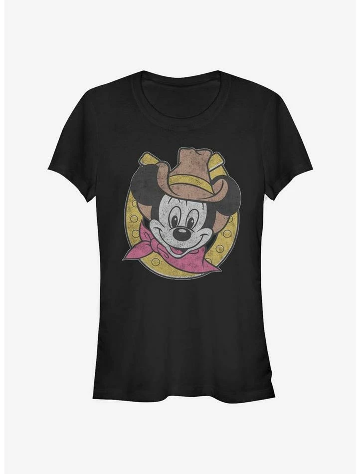 Hot Sale ๐ Disney Mickey Mouse Cowboy Mickey ๐ง Girls T-Shirt ๐ฅฐ
