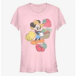 Best Pirce 🌟 Disney Mickey Mouse Farmer Mickey 👧 Girls T-Shirt 😀