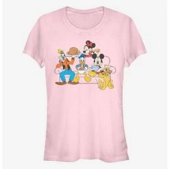 New 😉 Disney Mickey Mouse Friendsgiving 👧 Girls T-Shirt 🔔