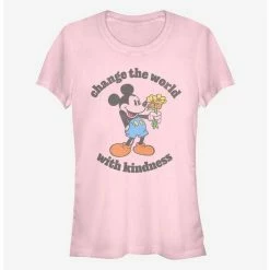 Promo ✨ Disney Mickey Mouse Kindness 👧 Girls T-Shirt 🌟