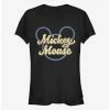 Budget 🔔 Disney Mickey Mouse Mickey Script 👧 Girls T-Shirt 🧨