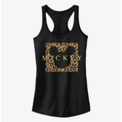 Top 10 ⭐ Disney Mickey Mouse Leopard Square Mick 👧 Girls Tank 🎉