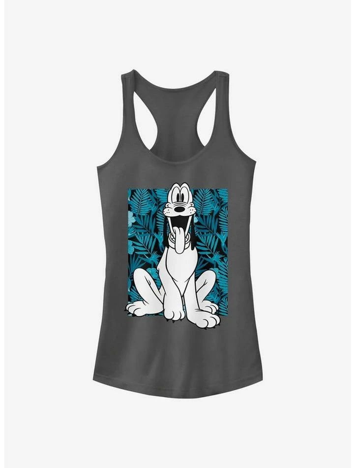Budget ✨ Disney Pluto Plants 👧 Girls Tank ❤️