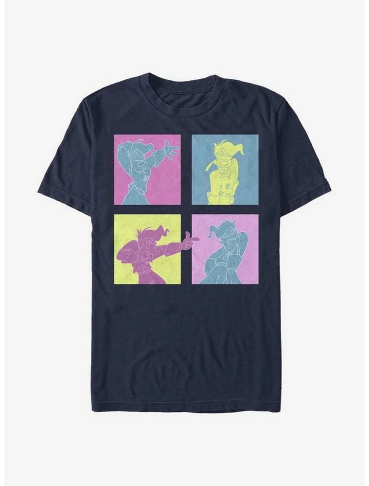 Top 10 ✨ Disney A Goofy Movie Neon Grid T-Shirt 🎉