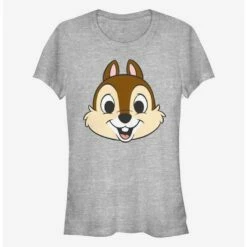 Top 10 ✔️ Disney Chip N' Dale Chip Big Face 👧 Girls T-Shirt 🛒