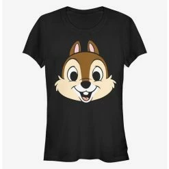 Coupon ✨ Disney Chip N' Dale Chip Big Face 👧 Girls T-Shirt ❤️