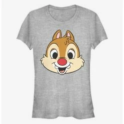 Best Pirce 🧨 Disney Chip N' Dale Dale Big Face 👧 Girls T-Shirt ✨