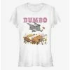 Promo 😀 Disney Dumbo Storybook Dumbo 👧 Girls T-Shirt 🎁