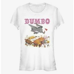 Promo 😀 Disney Dumbo Storybook Dumbo 👧 Girls T-Shirt 🎁