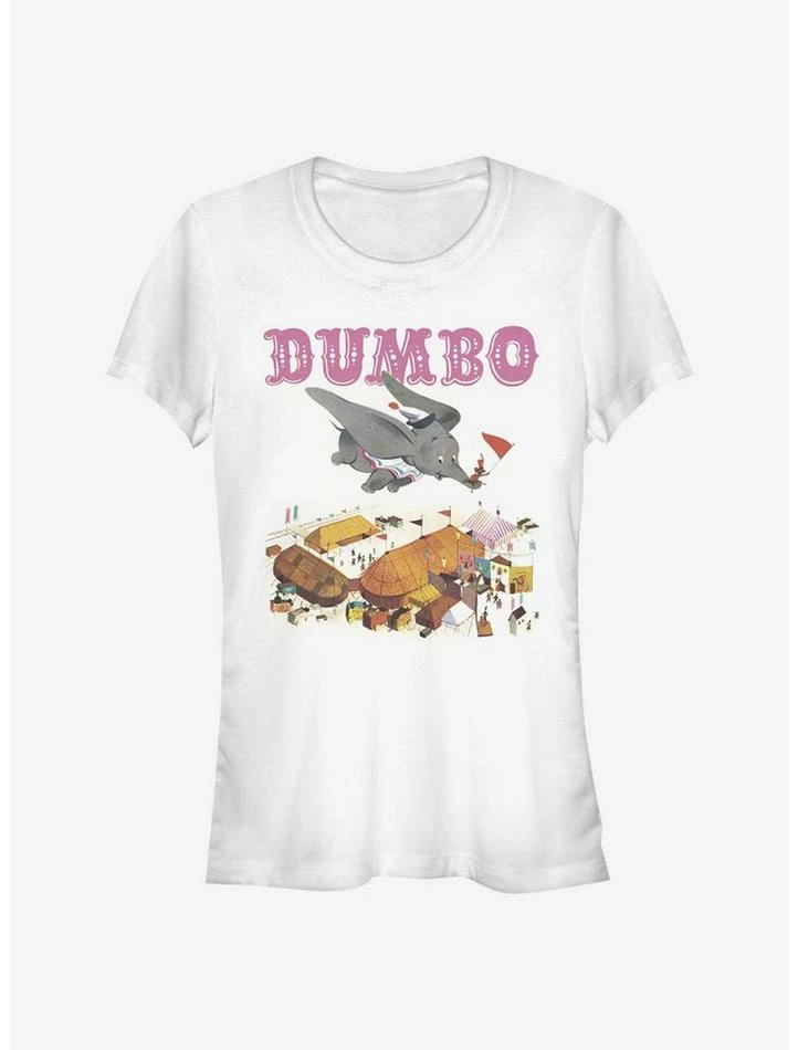 Promo ๐ Disney Dumbo Storybook Dumbo ๐ง Girls T-Shirt ๐