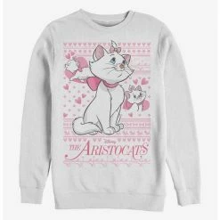 Wholesale 😍 Disney The Aristocats Marie Ugly Holiday Sweater Crew Sweatshirt 🔥