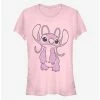Discount 😉 Disney Lilo & Stitch Big Angel 👧 Girls T-Shirt ❤️