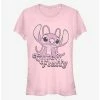 Budget 🔥 Disney Lilo & Stitch Fluffy Angel 👧 Girls T-Shirt 💯