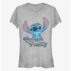 Budget 🔔 Disney Lilo & Stitch Fluffy Stitch 👧 Girls T-Shirt 🌟