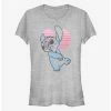 New 🔔 Disney Lilo & Stitch Kissy Faced 👧 Girls T-Shirt 🛒