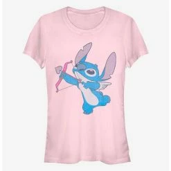 Cheapest 👍 Disney Lilo & Stitch Love Shot 👧 Girls T-Shirt 💯