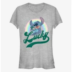 Top 10 ✨ Disney Lilo & Stitch Lucky Rainbow 👧 Girls T-Shirt ✨