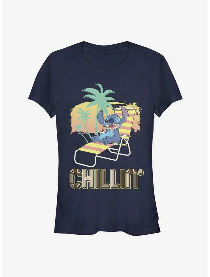 Best Sale ๐ฅ Disney Lilo & Stitch Chillin' ๐ง Girls T-Shirt โ๏ธ - Image 3