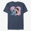 Cheap 🥰 Disney Lilo & Stitch Lilo And Valentine Kisses T-Shirt 🧨