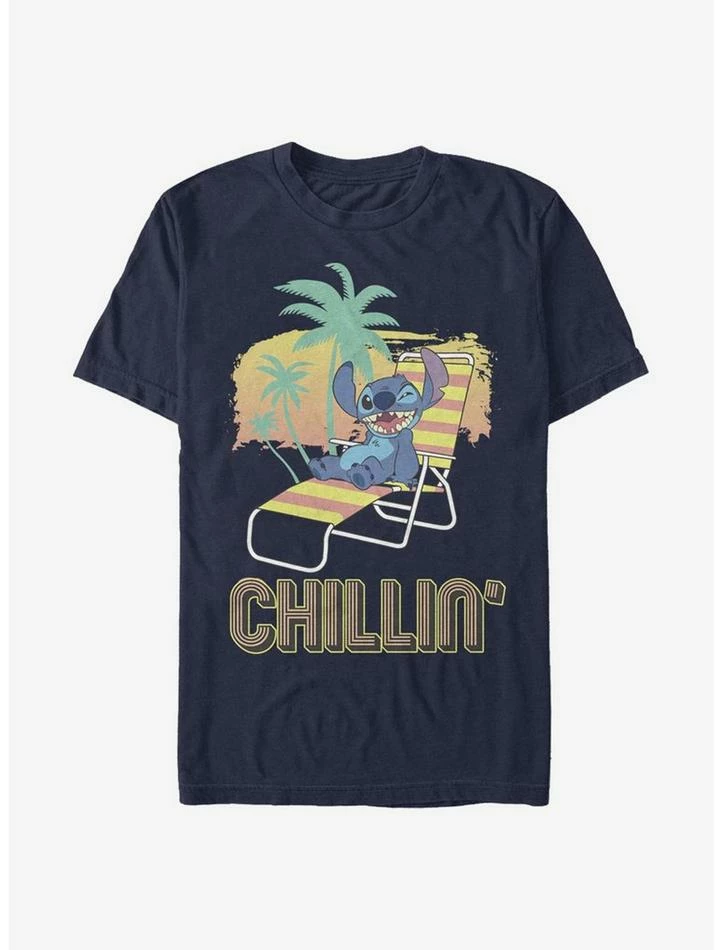 Cheap ๐ Disney Lilo & Stitch Stitch Chillin T-Shirt ๐งจ - Image 2