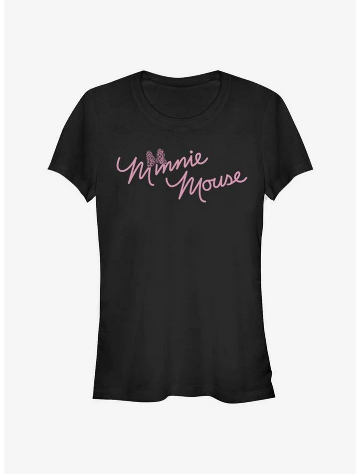 Deals ๐ Disney Minnie Mouse Cursive Bow ๐ง Girls T-Shirt โ