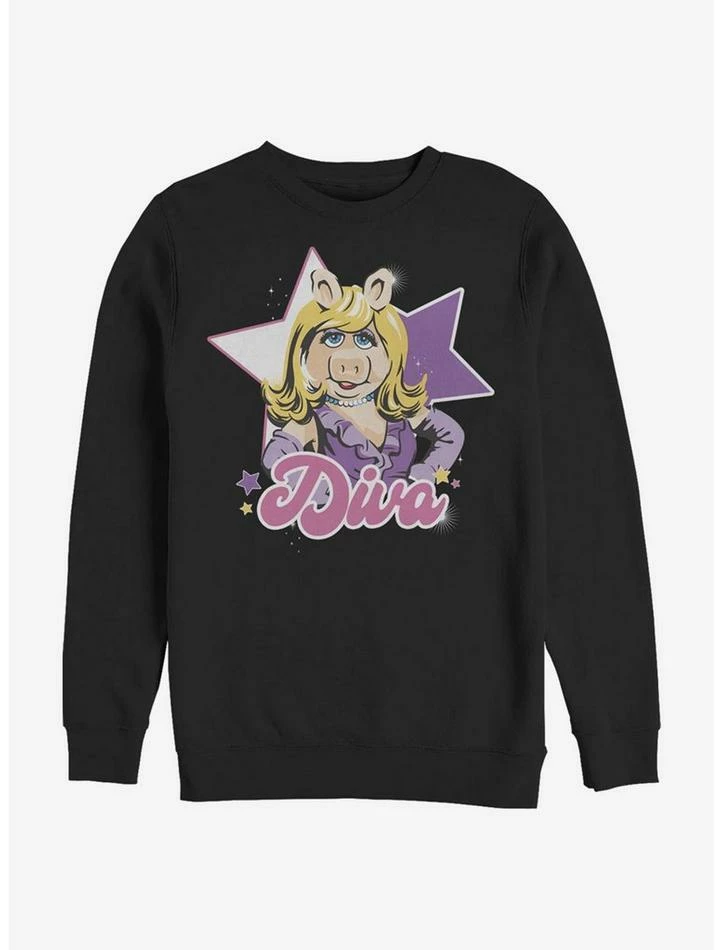 Top 10 ✨ Disney The Muppets Diva Piggy Crew Sweatshirt 😉