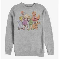 Wholesale 🧨 Disney The Muppets Muppet Gang Crew Sweatshirt 👍