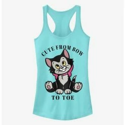 Promo 👍 Disney Pinocchio Cute Figaro 👧 Girls Tank 🥰