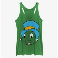 Promo 🔔 Disney Pinocchio Jiminy Face 👧 Girls Tank ✨