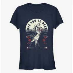 Best deal 🧨 Disney The Nightmare Before 🎁 Christmas To Death 👧 Girls T-Shirt ⌛