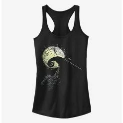 Wholesale 🧨 Disney The Nightmare Before 🎄 Christmas Spiral Hill Jack 👧 Girls Tank ✔️